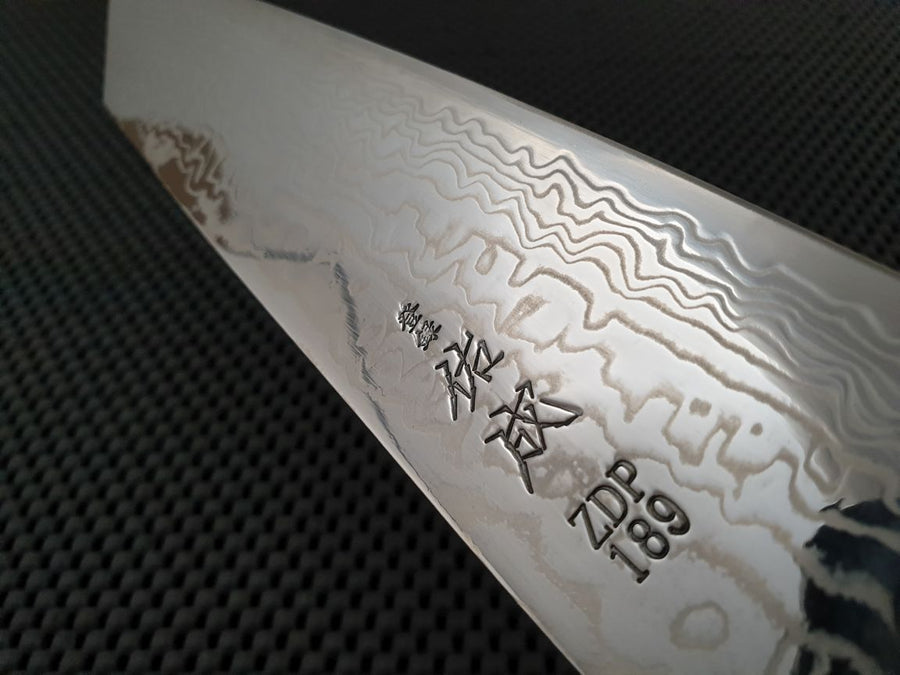 Sukenari ZDP189 Damascus Kiritsuke Knife