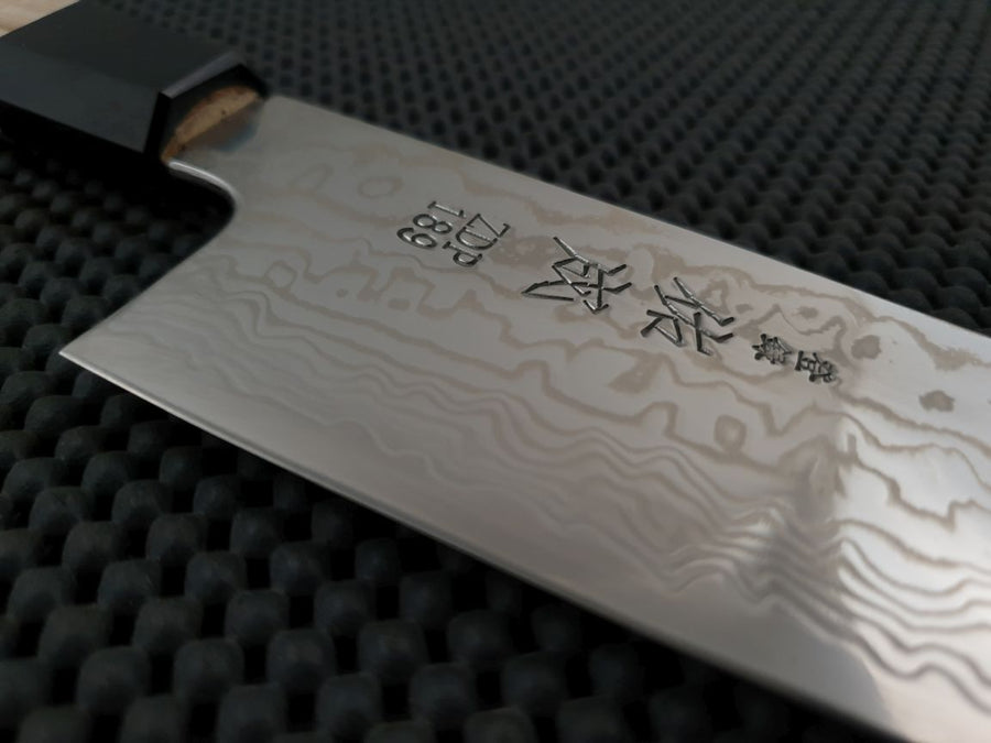 Sukenari ZDP189 Damascus Kiritsuke Knife