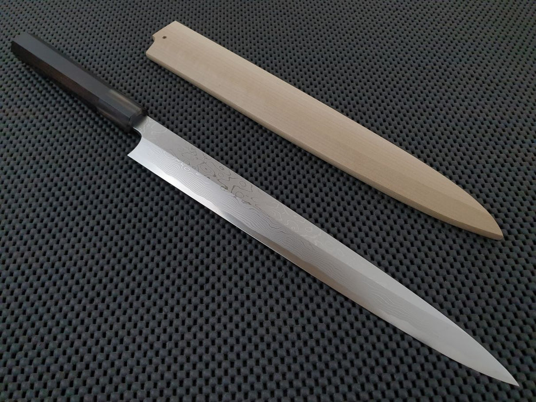 Togashi Damascus Yanagiba Knife