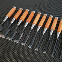 Oire Nomi Japanese Woodworking Chisel Set - 10 Chisels Made in Japan