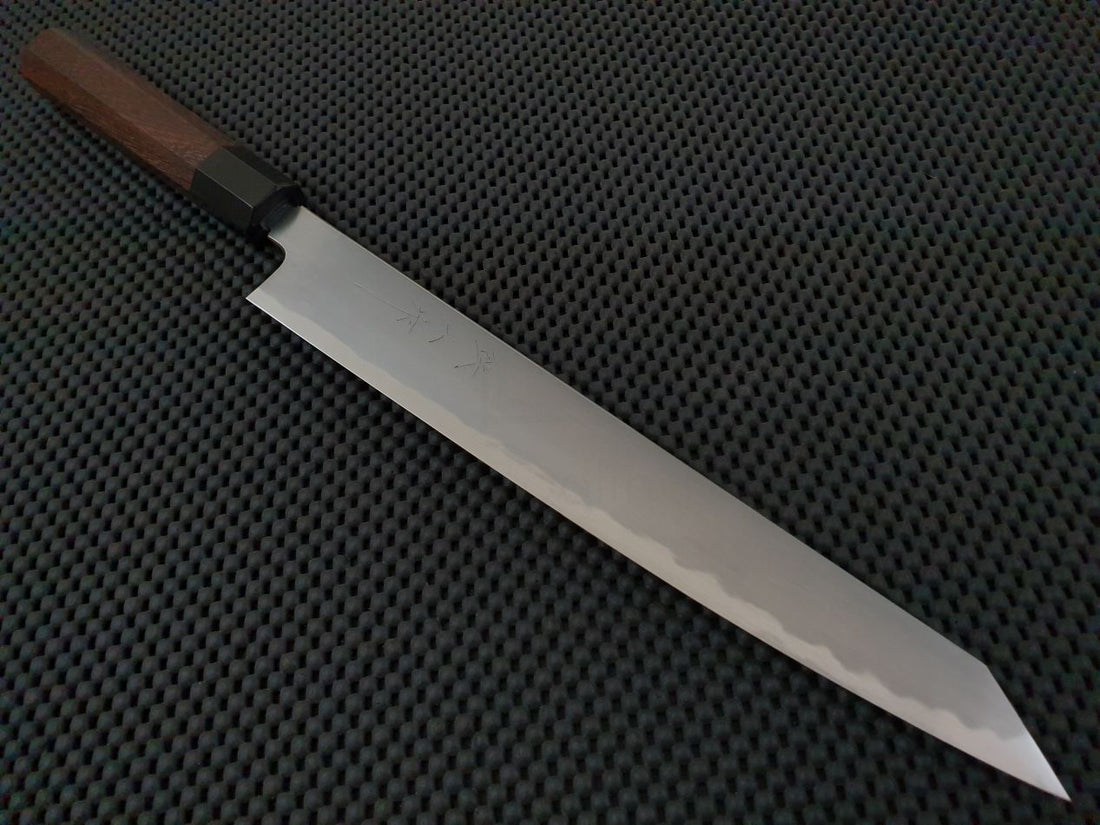 Tetsujin Kasumi Myojin Kiritsuke Sujihiki Knife